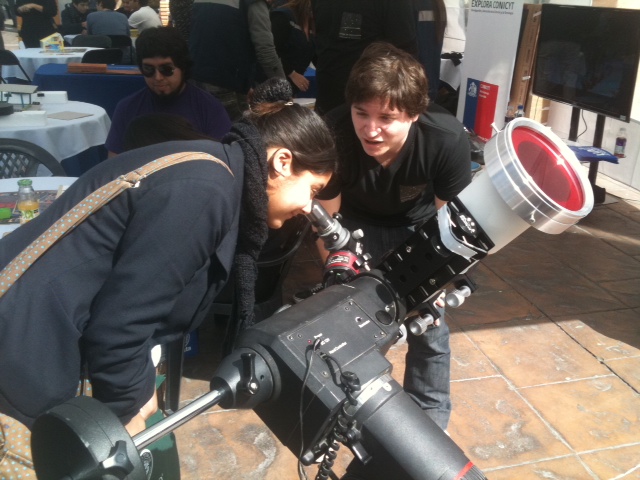 Telescopio solar en EXPO UA