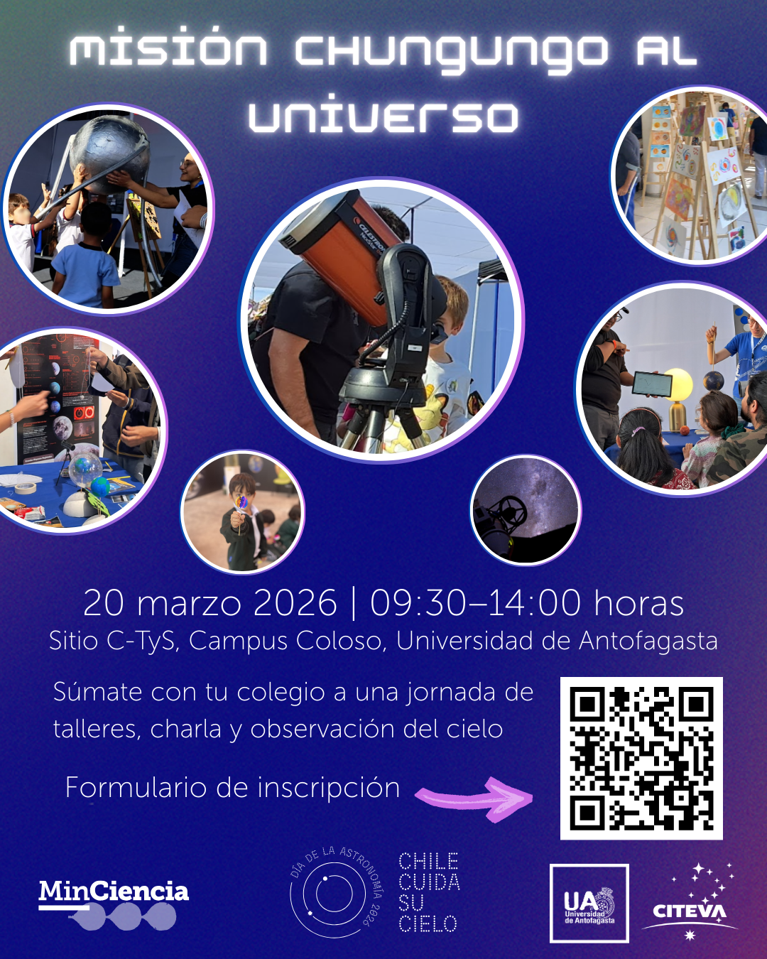 Día de la Astronomía 2026 - Misión Chungungo al Universo